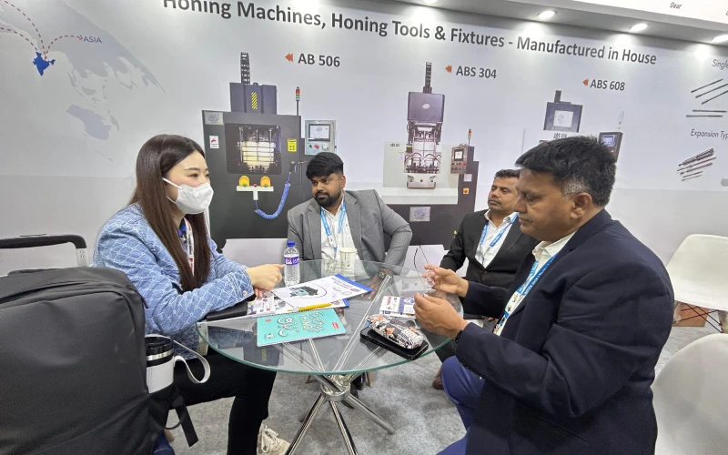 Team Abhi Fine at IMTEX