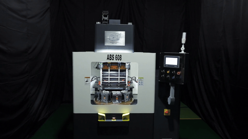 ABS 608 Vertical Single Pass Honing Machine 6 Spindle Single Pass Honing Machine with Pneumatic Clamping